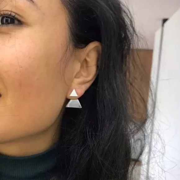 • Reagan • Geometric Earring Jackets - Picture 1 of 3